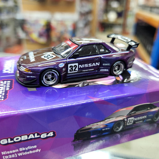 Tarmac Works - Nissan Skyline (R32) #32 Widebody - Midnight Purple