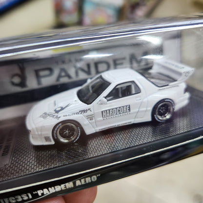 INNO64 - Mazda RX-7 (FC3S) 'Pandem Aero' Widebody (White) - 1:64 Scale