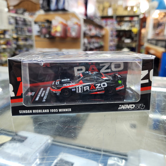 INNO64 - Nissan Skyline GT-R (R33) #11 'Razo Trampio' - 1:64 Scale