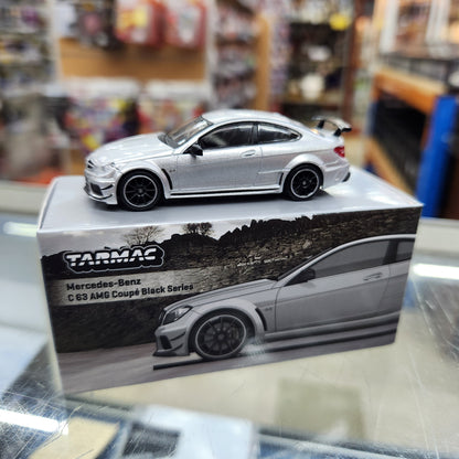Tarmac Works - Mercedes-Benz C63 AMG Coupe Black Series - Silver Metallic