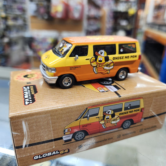 Tarmac Works - Dodge Van 'Ohige No Pon' - Orange