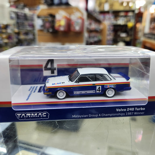 Tarmac Works - 1987 Volvo 240 Turbo #4 Malaysian Group A Championship 1987 Winner