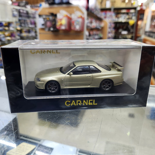 Carnel - Nissan Skyline GT-R (R34) MSpec Nur 2002 (Silica Brass)- 1:43 Scale