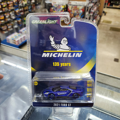 Greenlight - 2021 Ford GT 'Michelin' 135 Year Anniversary - 1:64 Scale