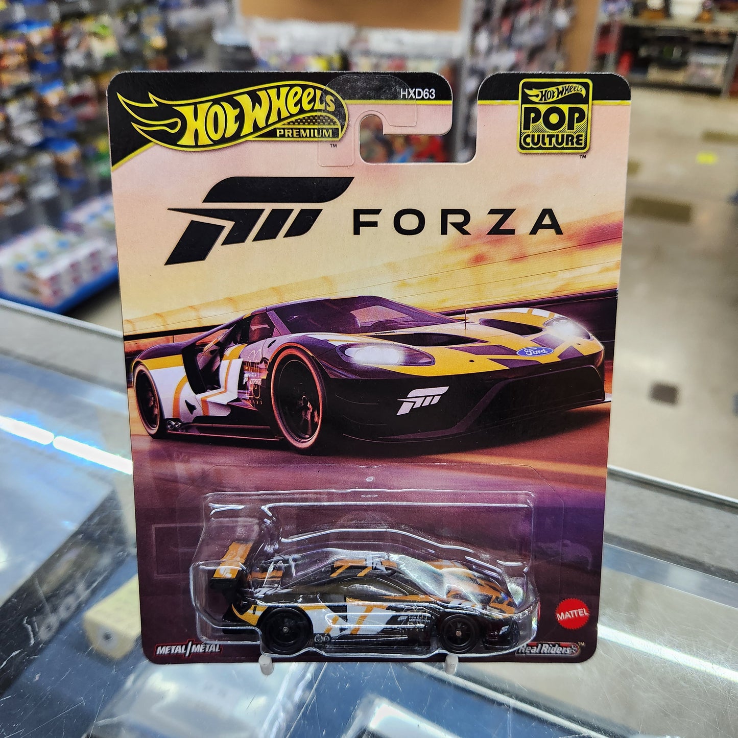 Hot Wheels Premium - Pop Culture - 2016 Ford GT Race/Course 'Forza'