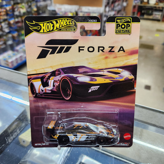 Hot Wheels Premium - Pop Culture - 2016 Ford GT Race/Course 'Forza'