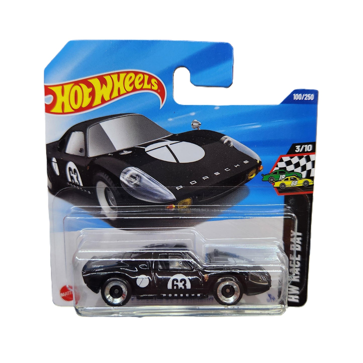 Hot Wheels - Porsche 904 Carrera GTS (Black) - Short Card