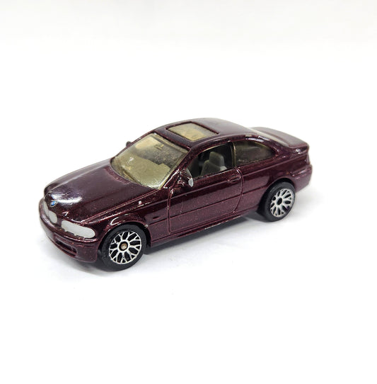 Uncarded - Matchbox - BMW 3 Series Coupe (Burgundy) - 1:64 Scale