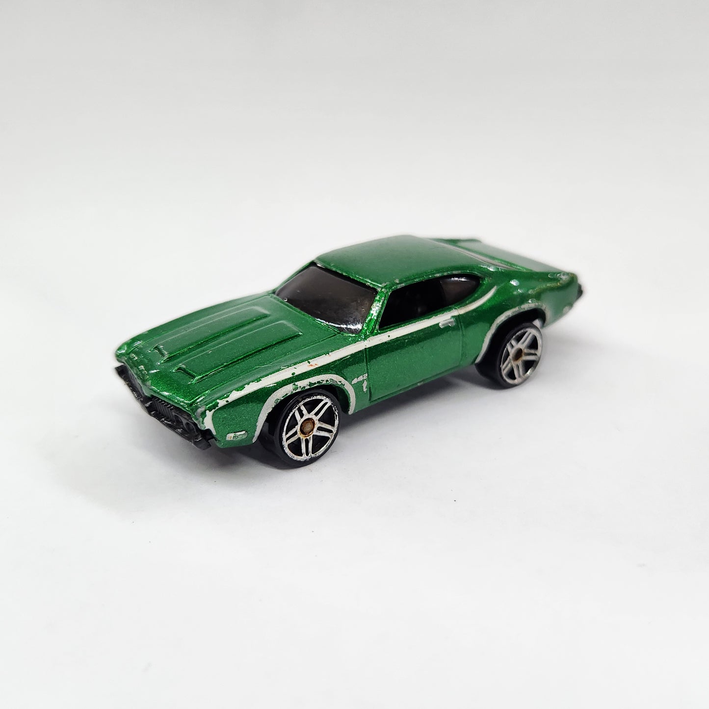 Uncarded - Hotwheels - Oldsmobile 442 (Green) -1:64 Scale