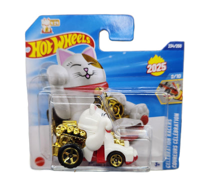 Hot Wheels - 'Feline Lucky' Lucky Cat - Short Card