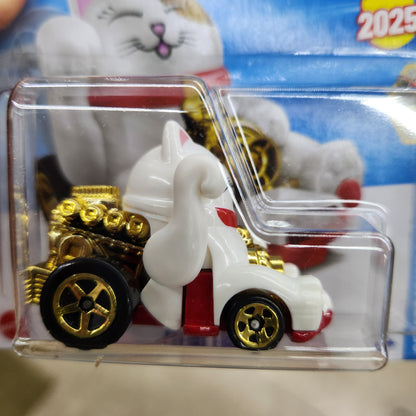 Hot Wheels - 'Feline Lucky' Lucky Cat - Short Card