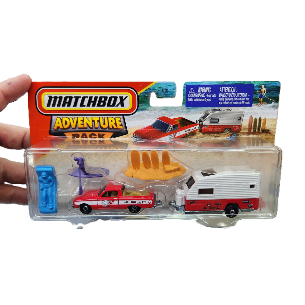 Matchbox - Adventure Pack - '61 Ford Ranchero / MBX Travel Trailer II ...