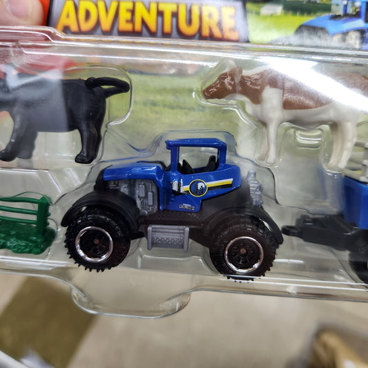 Matchbox - Adventure Pack - Dirtstroyer / MBX Farm Trailer