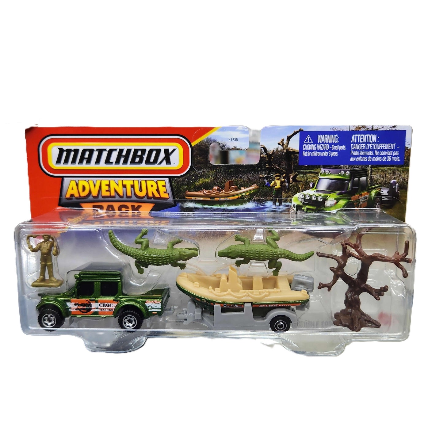 Matchbox - Adventure Pack - Swamp Raider / Crocodile Country