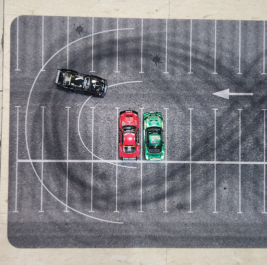 Diecast Diorama Mat - Drift Super 8 - 1:64 Scale