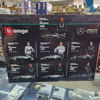 Bburago - Formula Racing - Mercedes-AMG F1 Team - 7 Car Display - 1:43 Scale
