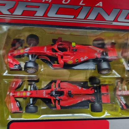 Bburago - Formula Racing - Ferrari F1 Team - 7 Car Display - 1:43 Scale