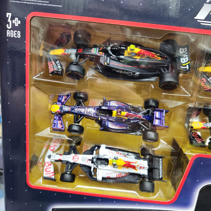 Bburago - Formula Racing - Red Bull Racing F1 Team - 7 Car Display - 1:43 Scale