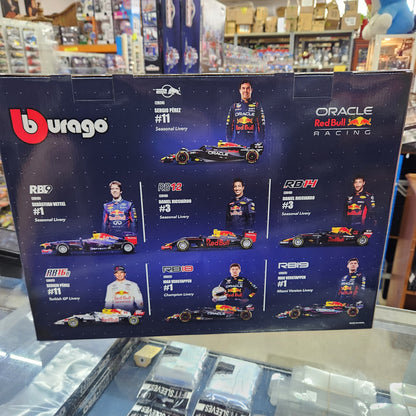 Bburago - Formula Racing - Red Bull Racing F1 Team - 7 Car Display - 1:43 Scale