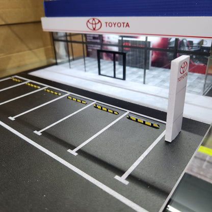 Moreart - Toyota Showroom Diorama (Battery Operated) -1:64 Scale