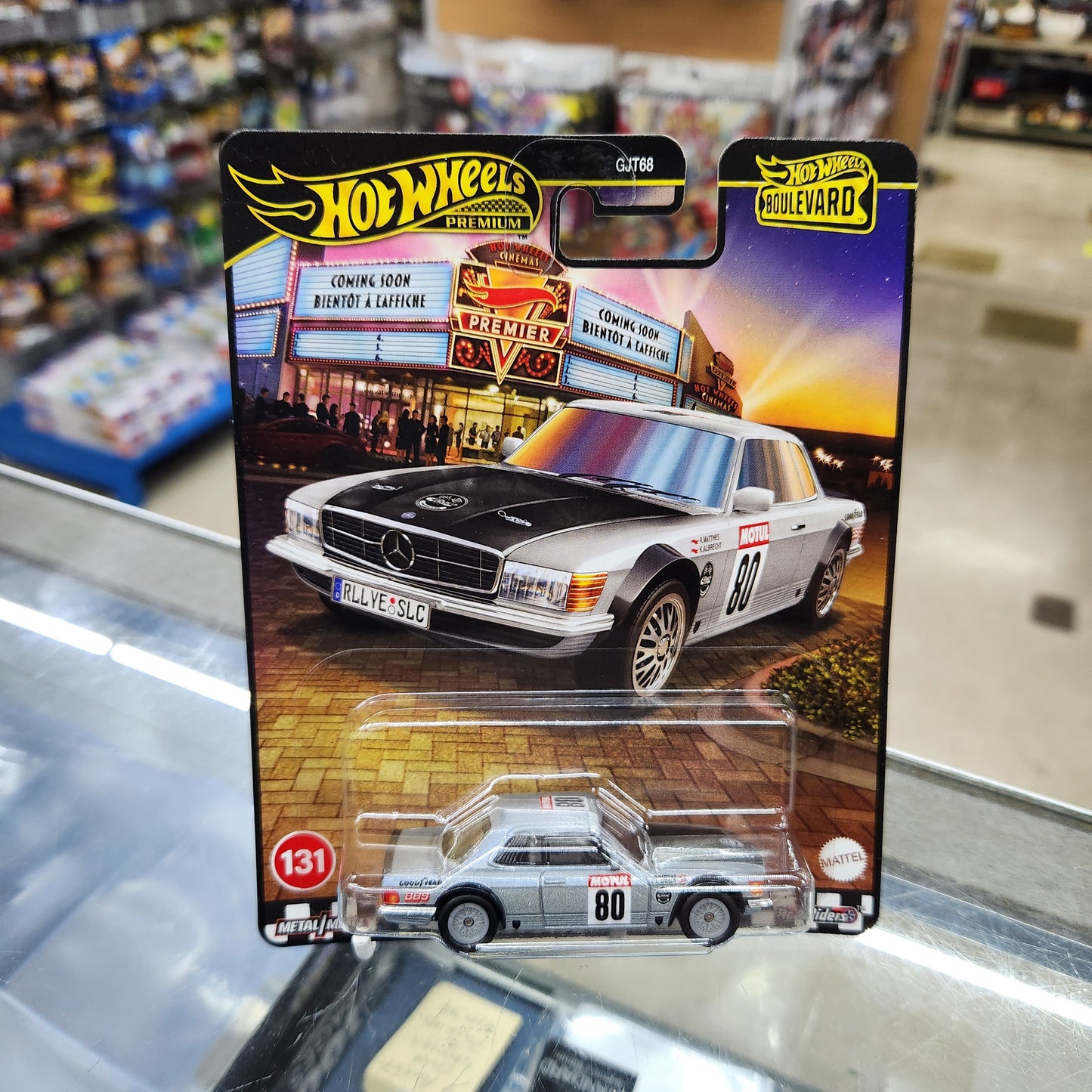Hot Wheels Premium - Boulevard #131 - '80 Mercedes-Benz 500 SLC Rallye