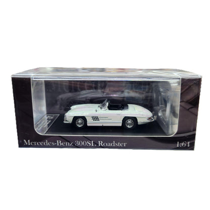 YS Models - 1957 Mercedes-Benz 300SL Roadster (White Chameleon) - 1:64 Scale