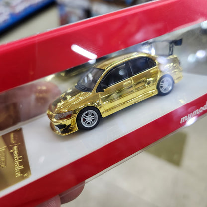 MyModelCollect - Mitsubishi Lancer Evolution VII (Gold) - 1:64 Scale
