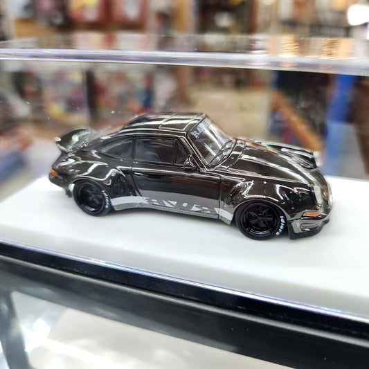 MyModelCollect - Porsche RWB 930 (Black Chrome) - 1:64 Scale