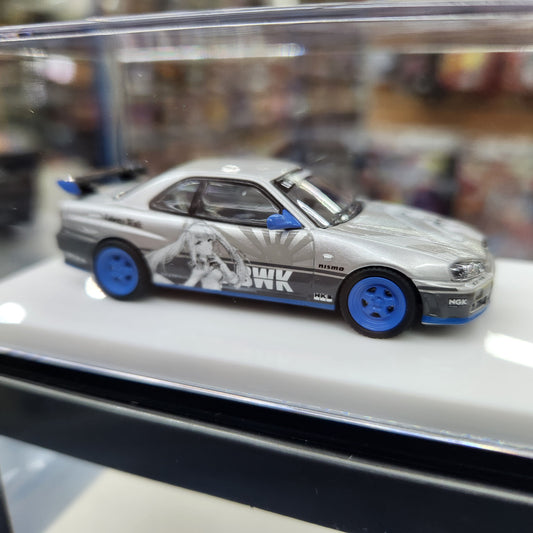 MyModelCollect - Nissan Skyline GT-R (R34) 25GT Turbo 'LBWK' - 1:64 Scale
