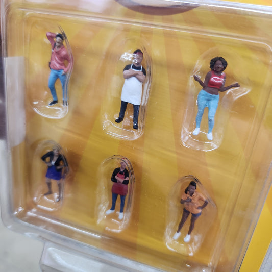 American Diorama - Diecast Figurines 'The Foodies' - 1:64 Scale