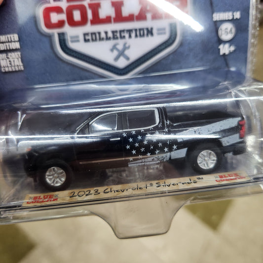 Greenlight - Blue Collar Collection (Series 14) - 2023 Chevrolet Silverado 'Stars & Stripes'