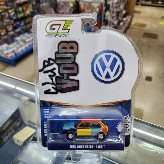 Greenlight - Club V-Dub Series 21 - 1975 Volkswagen Rabbit 'Harlequin Tribute'