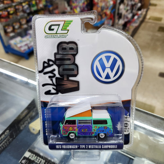 Greenlight - Club V-Dub Series 21 - 1973 VW Type 2 Westfalia Campmobile 'Music Festival Van'