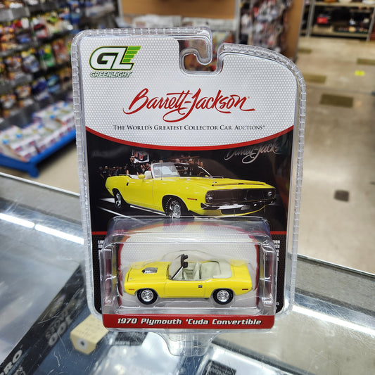 Greenlight - Barrett Jackson Series 15 - 1970 Plymouth 'Cuda Convertible (Yellow)