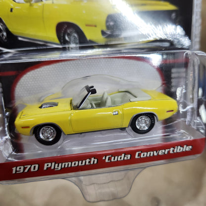 Greenlight - Barrett Jackson Series 15 - 1970 Plymouth 'Cuda Convertible (Yellow)