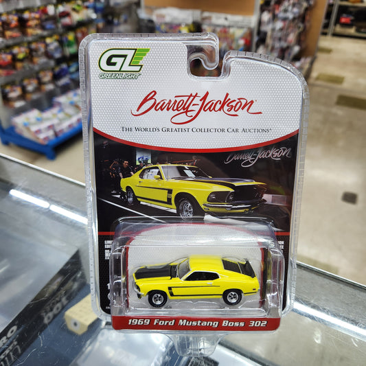 Greenlight - Barrett Jackson Series 15 - 1969 Ford Mustang Boss 302 (Yellow)