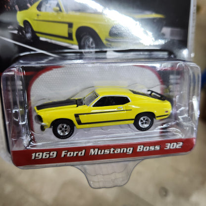 Greenlight - Barrett Jackson Series 15 - 1969 Ford Mustang Boss 302 (Yellow)