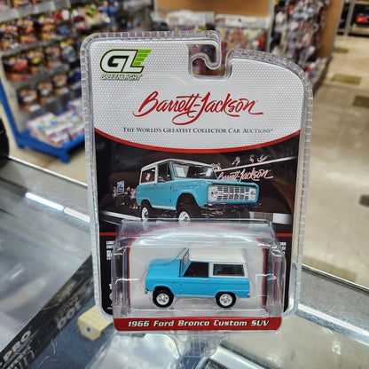 Greenlight - Barrett Jackson Series 15 - 1966 Ford Bronco Custom SUV (Blue)