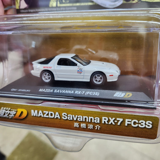 Kyosho - Mazda Savanna RX-7 (FC3S) 'Initial D' (White) - 1:64 Scale