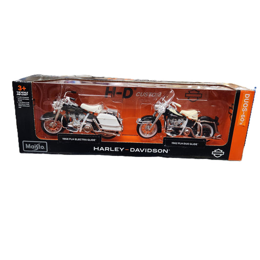 Maisto - Harley Davidson Duo Series - 'Duo 60's' Twin Pack