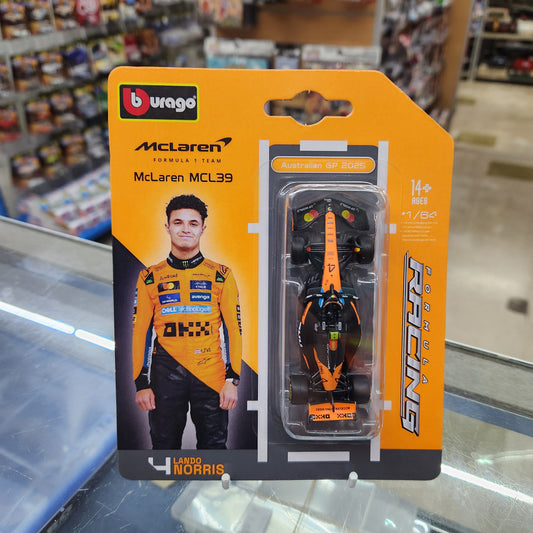 Bburago - Formula Racing - 2025 McLaren F1 Team MCL39 - #4 Lando Norris