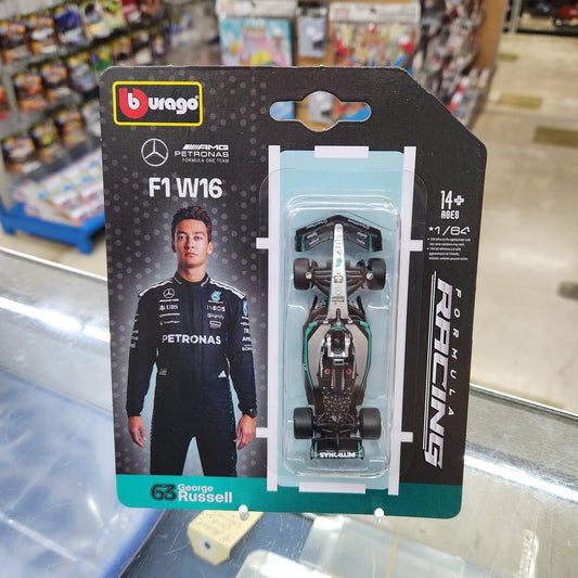 Bburago - Formula Racing - 2025 Mercedes-AMG F1 Team FW16 - #63 George Russell