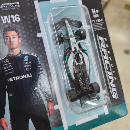 Bburago - Formula Racing - 2025 Mercedes-AMG F1 Team FW16 - #63 George Russell