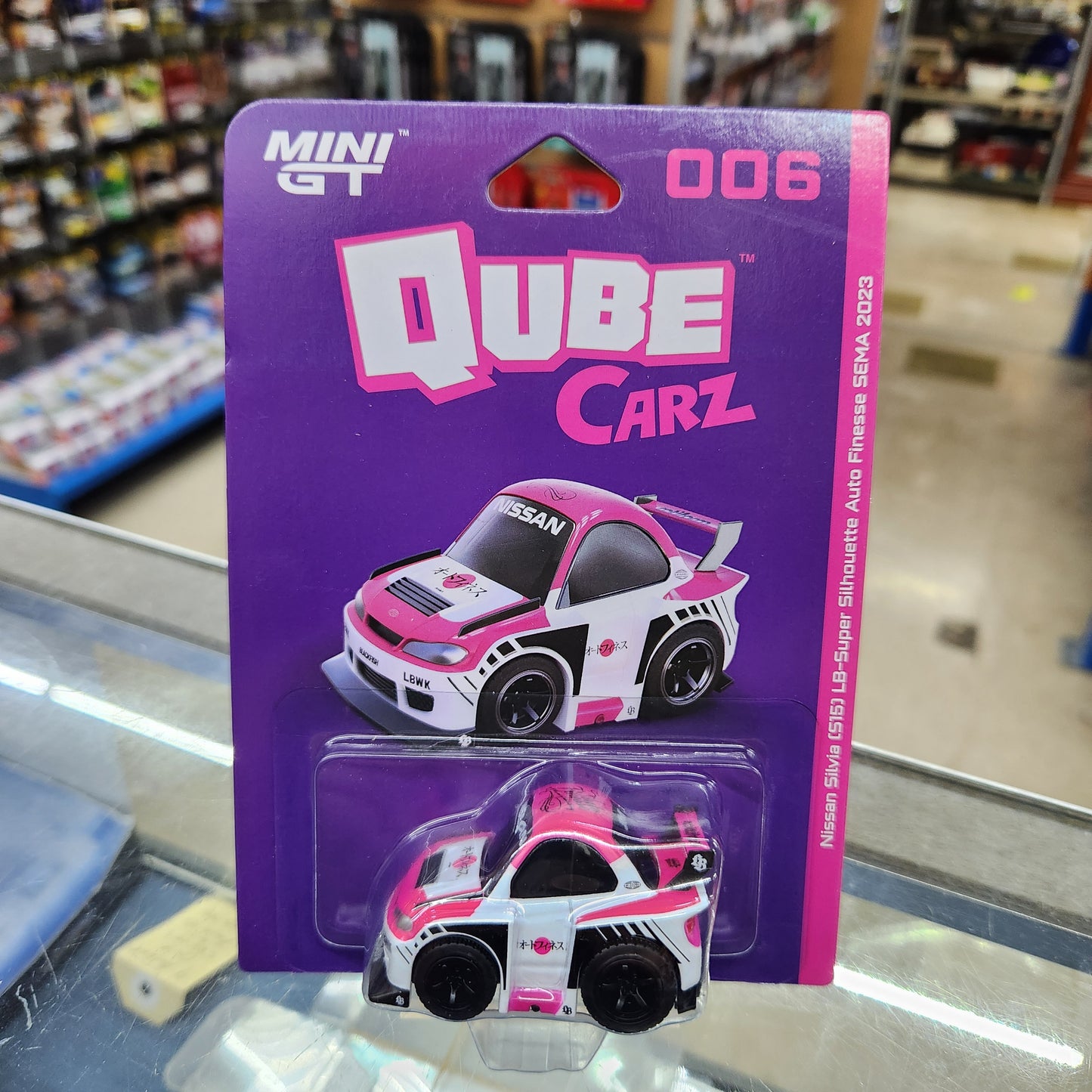 MiniGT - Qube Carz - Nissan LB-Super Silhouette S15 SILVIA Auto Finesse SEMA 2023
