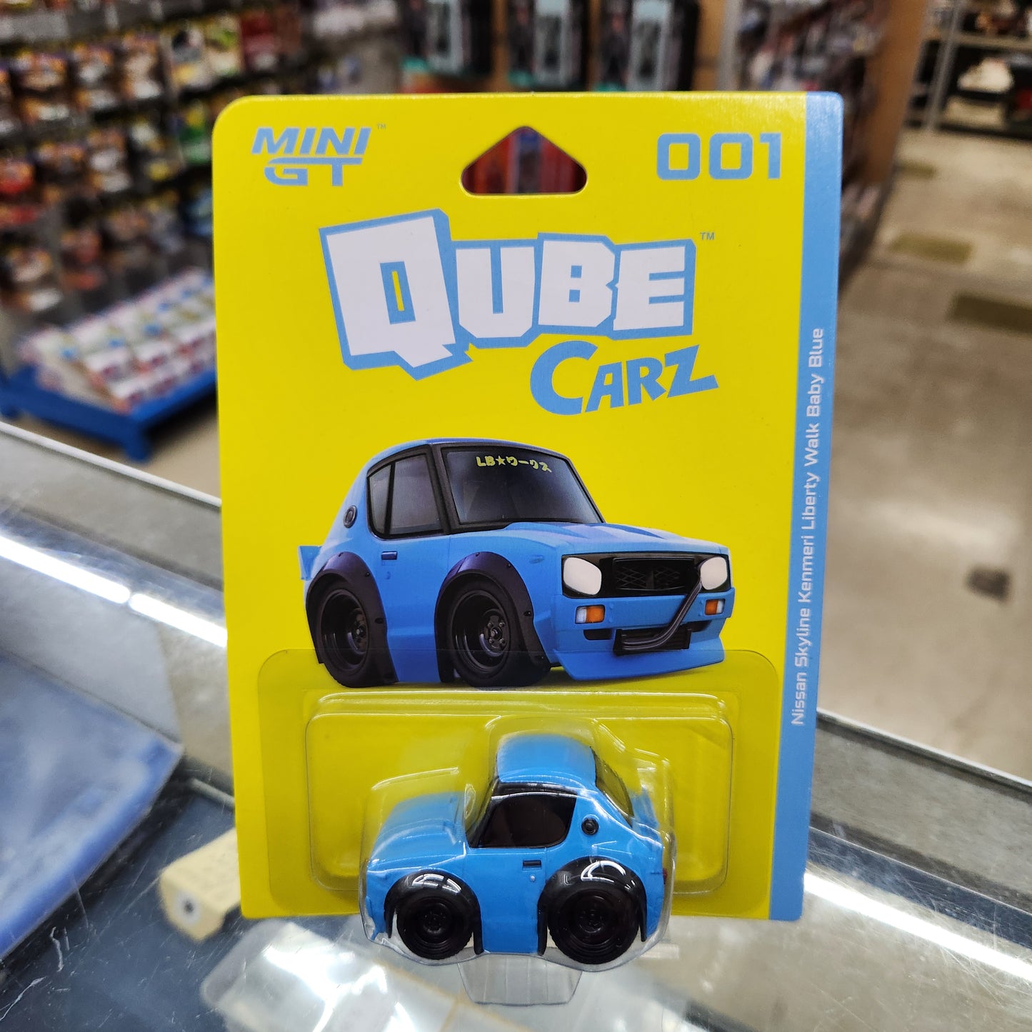 MiniGT - Qube Carz - Nissan Skyline Kenmeri Liberty Walk Baby Blue