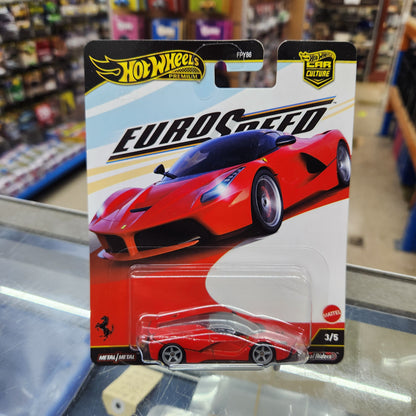 Hot Wheels Premium - 'Euro Speed' - Ferrari La Ferrari - 1:64 Scale