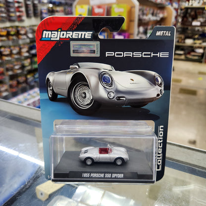 Majorette - Collection Series (Wave 2) - 1955 Porsche 550 Spyder (Silver)