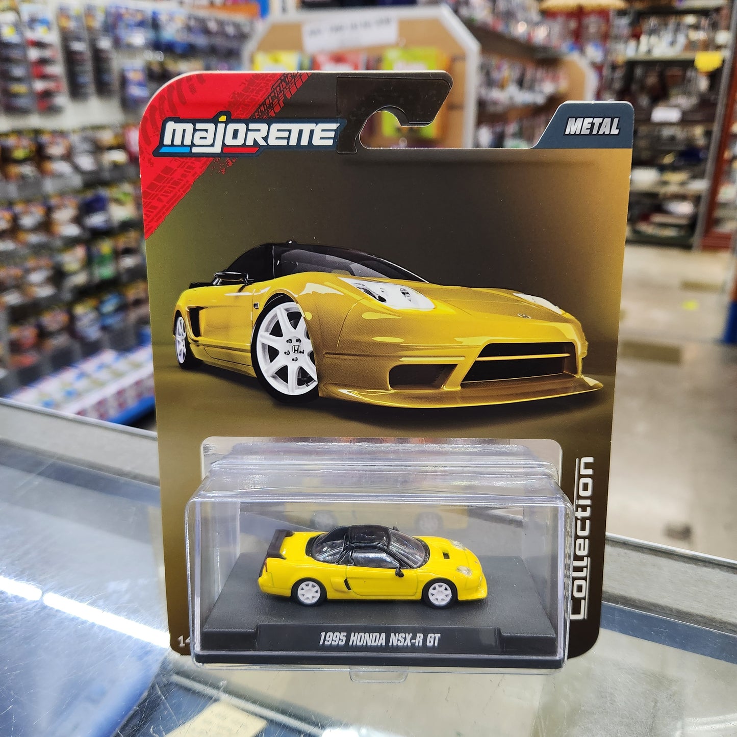 Majorette - Collection Series (Wave 2) - 1995 Honda NSX-R GT (Yellow)