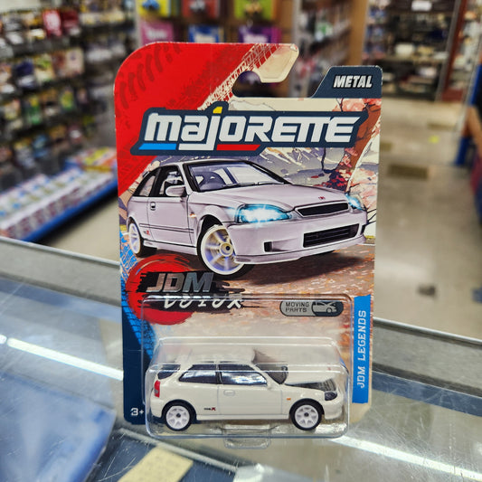 Majorette - JDM Legends Premium - Honda Civic EK9 Type R (White) - 2025 **CHASE**