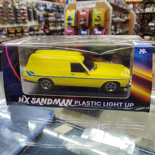 DDA - Holden HX Sandman Panel Van (Yellow) - Light Up - 1:24 Scale